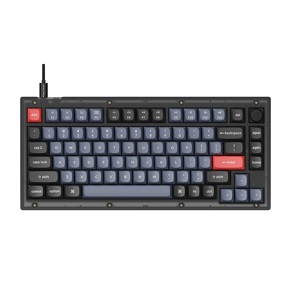 Keychron V1 A75% Mechanical Keyboard Brown Switch