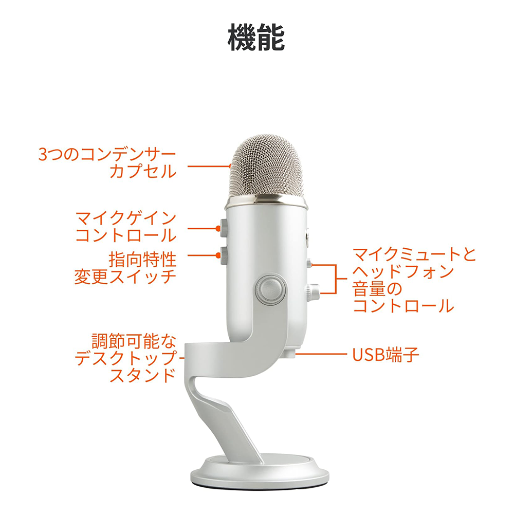 Best One(ベストワン) / Logicool G Blue Yeti BM400S レンタル / サブスク