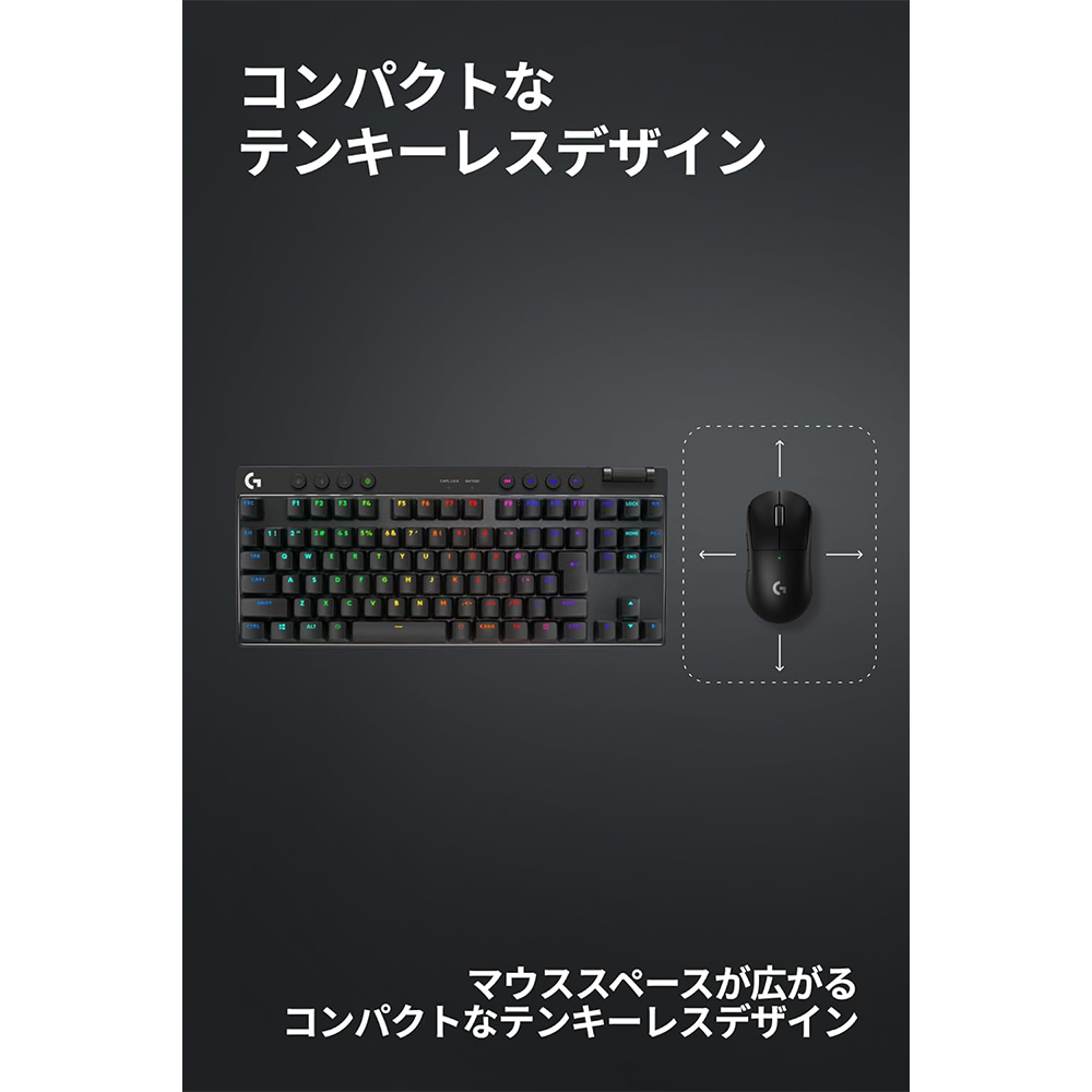 Best One(ベストワン) / Logicool G PRO X TKL Black リニア レンタル