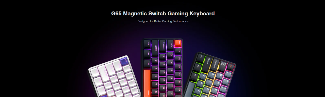 Spec] DrunkDeer G65 OEM-PBT-WHITE PERI | BEST ONE