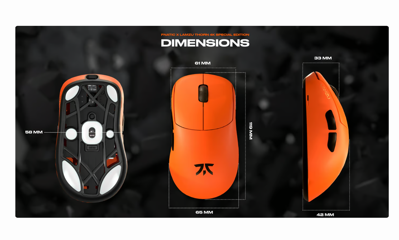 Spec] Fnatic Gear Fnatic x LAMZU THORN 4K Special Edition | BEST ONE